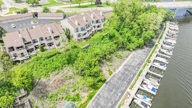 193 Wayne St, Saint Joseph, MI 49085 - bird's eye view of a large body of water and a notable bridge