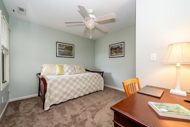 193 Wayne St, Saint Joseph, MI 49085 - carpeted bedroom with a ceiling fan and baseboards