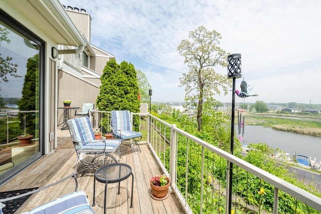 193 Wayne St, Saint Joseph, MI 49085 - wooden deck featuring a water view