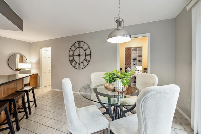 3329 Craig Rd, Ann Arbor, MI 48103 - dining space with light tile patterned flooring and baseboards