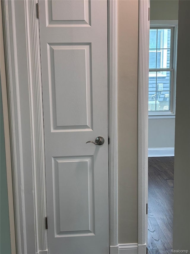 1139 S 7th St, Ann Arbor, MI 48103 - detailed view of baseboards and wood finished floors