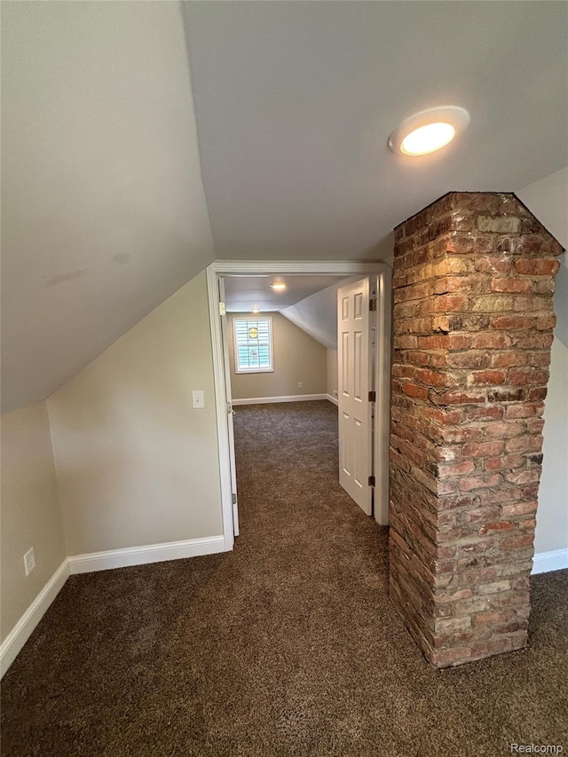 1139 S 7th St, Ann Arbor, MI 48103 - bonus room with carpet, baseboards, and vaulted ceiling