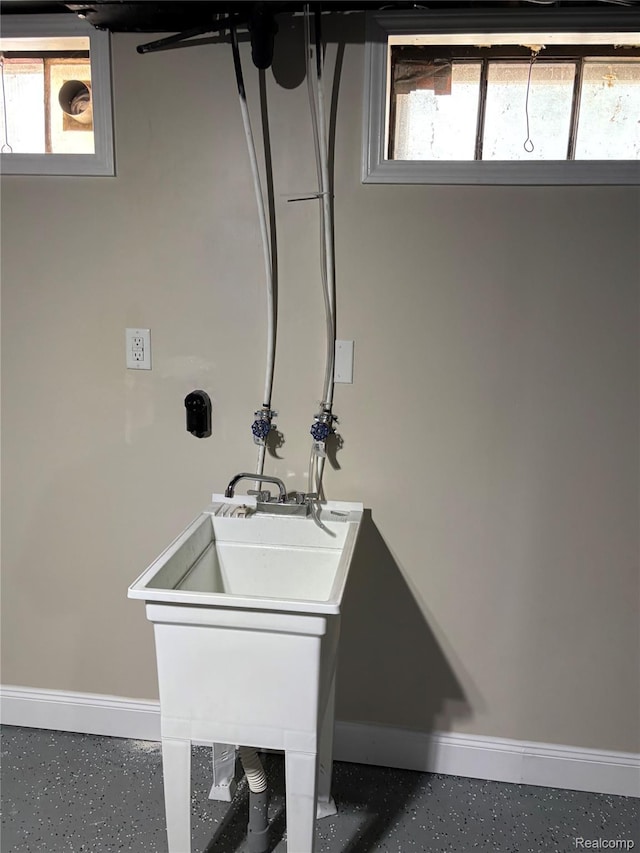 1139 S 7th St, Ann Arbor, MI 48103 - below grade area with baseboards