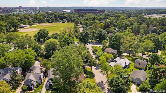 1139 S 7th St, Ann Arbor, MI 48103 - aerial perspective of suburban area
