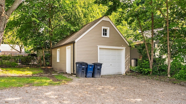 1139 S 7th St, Ann Arbor, MI 48103 - view of detached garage