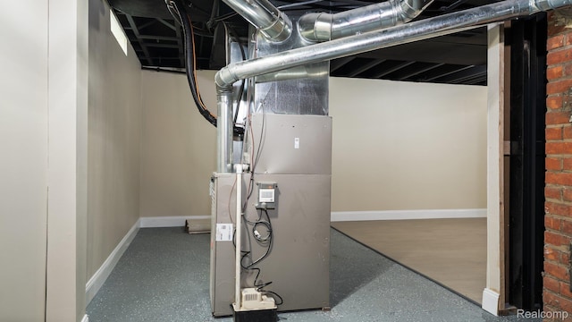 1139 S 7th St, Ann Arbor, MI 48103 - utility room featuring heating unit