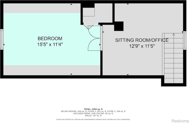 1139 S 7th St, Ann Arbor, MI 48103 - view of room layout