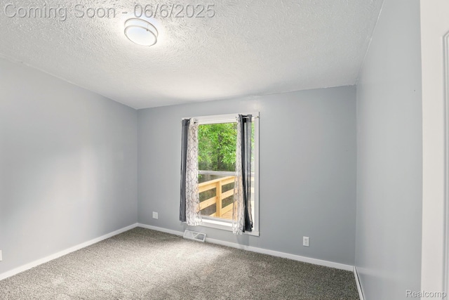 10900 Tuttlehill Rd, Milan, MI 48160 - carpeted spare room featuring a textured ceiling and baseboards