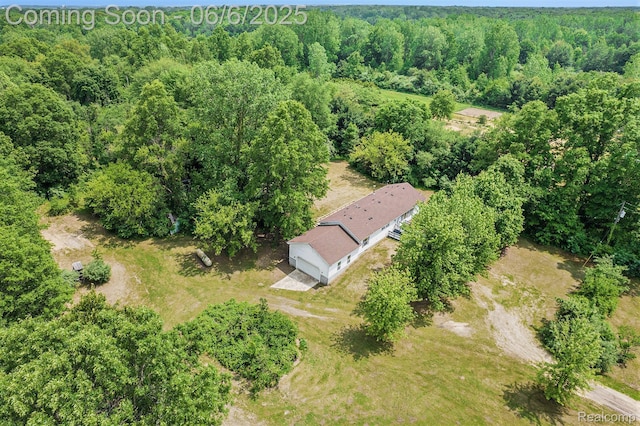 10900 Tuttlehill Rd, Milan, MI 48160 - aerial view of property and surrounding area featuring a forest