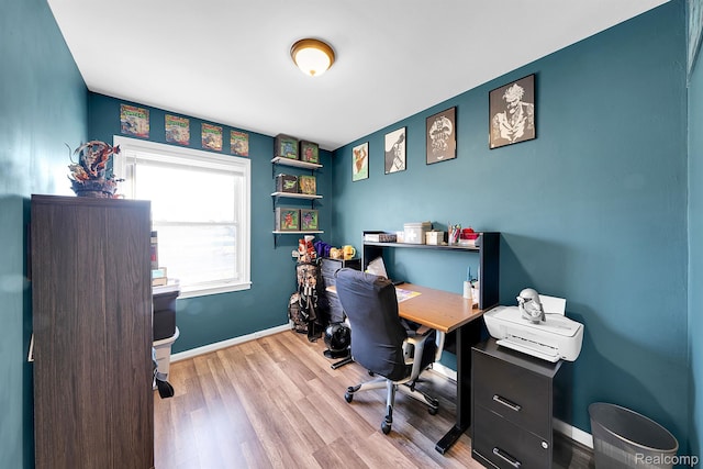 15487 Greydale St, Detroit, MI 48223 - office with wood finished floors and baseboards