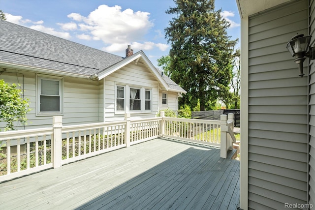1011 Knowles St, Royal Oak, MI 48067 - view of wooden deck