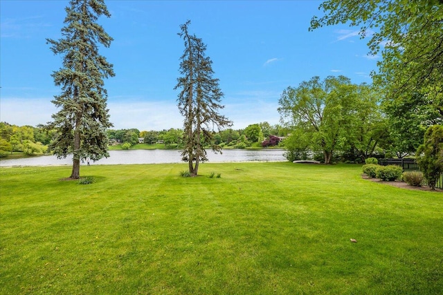 490 E Long Lake Rd, Bloomfield Hills, MI 48304 - view of green lawn featuring a water view