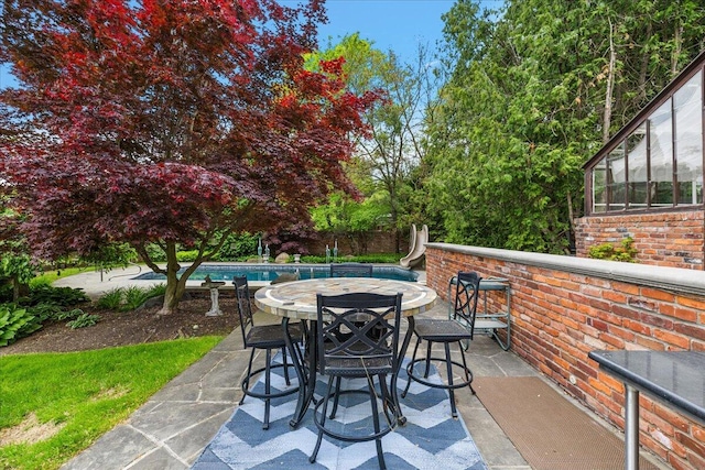 490 E Long Lake Rd, Bloomfield Hills, MI 48304 - view of patio / terrace featuring an outdoor pool