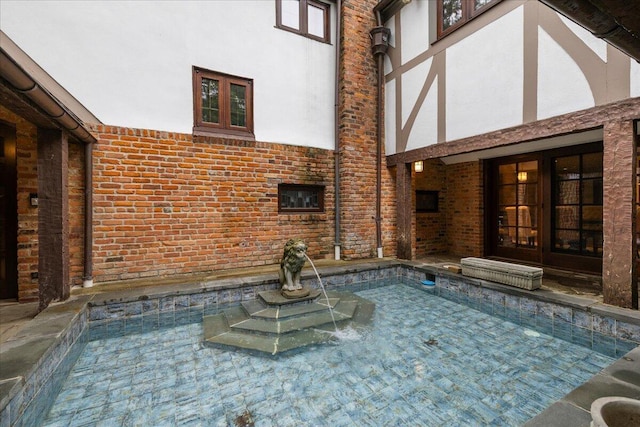 490 E Long Lake Rd, Bloomfield Hills, MI 48304 - indoor pool featuring french doors