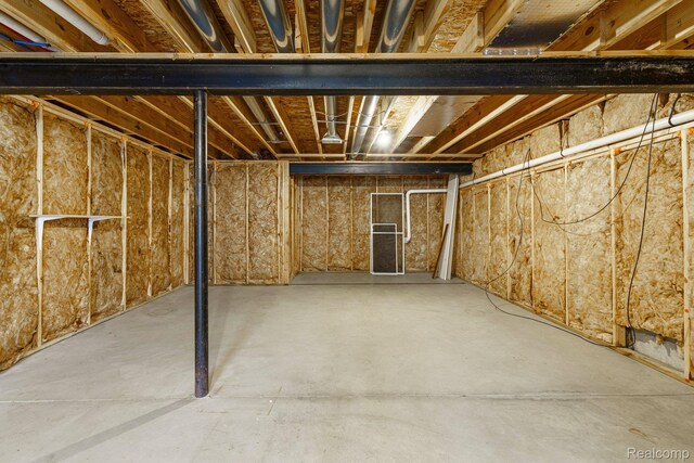 13135 River Rock Pass, Linden, MI 48451 - view of unfinished basement