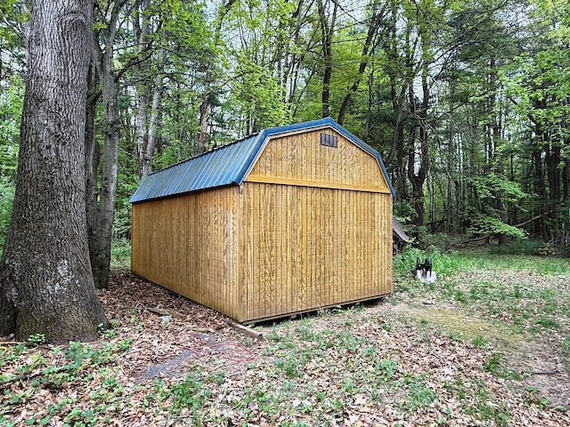 10750 16 Mile Rd NE, Cedar Springs, MI 49319 - view of shed with a forest view