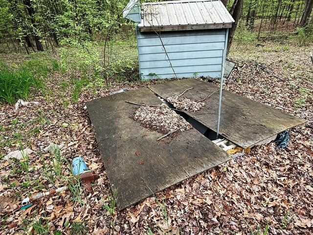 10750 16 Mile Rd NE, Cedar Springs, MI 49319 - garage with a storage unit