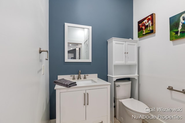 3732 E 128th St, Grant, MI 49327 - half bathroom with vanity and toilet