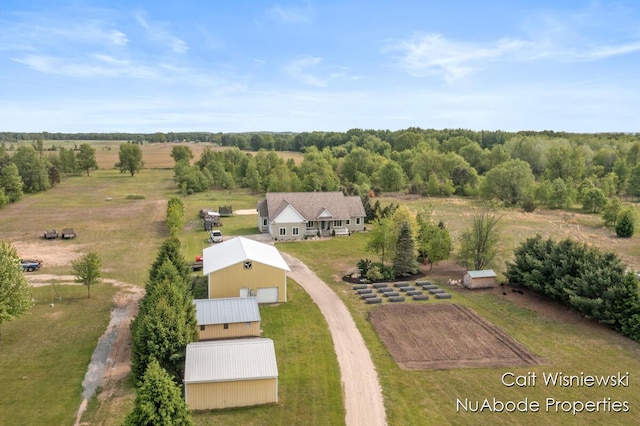 3732 E 128th St, Grant, MI 49327 - overview of rural landscape