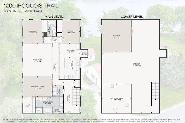 1200 Iroquois Trl, Hastings, MI 49058 - room layout