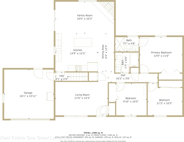 4936 Frontier Ln, Saginaw, MI 48603 - home floor plan
