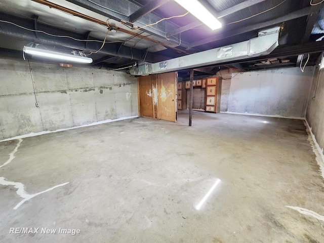 10424 S Graham Rd, Saint Charles, MI 48655 - view of unfinished basement