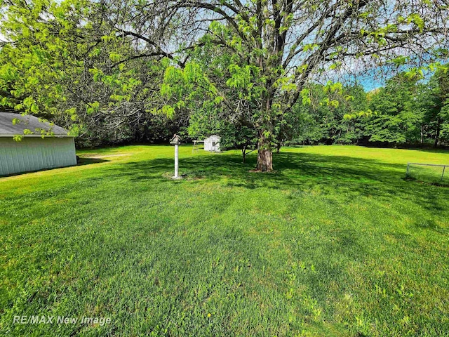 10424 S Graham Rd, Saint Charles, MI 48655 - view of green lawn