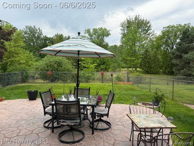 44195 Dartmouth St, Canton, MI 48188 - view of patio featuring outdoor dining area