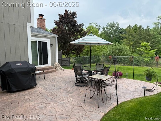 44195 Dartmouth St, Canton, MI 48188 - view of patio / terrace with area for grilling and outdoor dining space