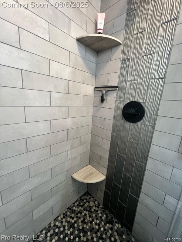44195 Dartmouth St, Canton, MI 48188 - bathroom with tiled shower