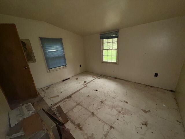 4465 E Old M-63, Luther, MI 49656 - spare room featuring lofted ceiling