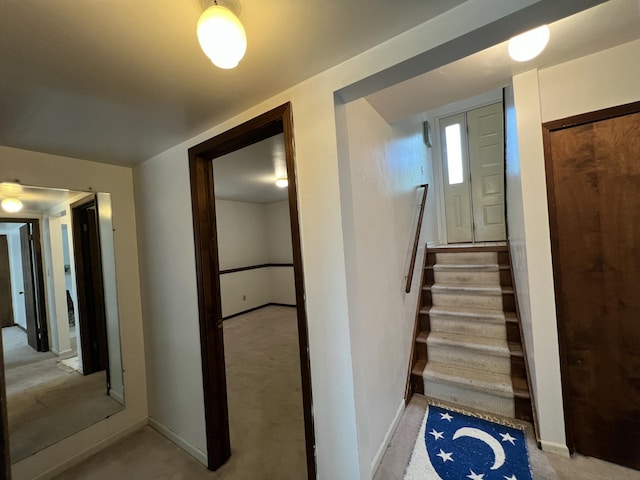 2323 Page Ave, Ann Arbor, MI 48104 - stairway with carpet and baseboards