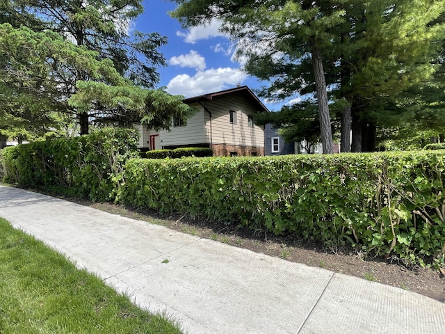 2323 Page Ave, Ann Arbor, MI 48104 - view of side of property with brick siding