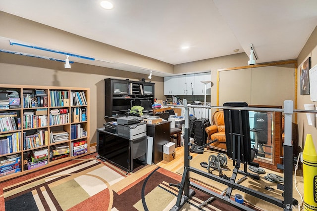 5130 Whitlow Ct, Commerce Twp, MI 48382 - office area with recessed lighting