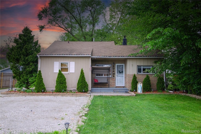 7641 N Inkster Rd, Westland, MI 48185 - view of front of property with a chimney and stone siding