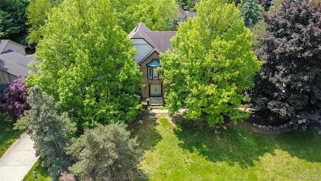38649 Deerwood Ct, Northville, MI 48167 - view from above of property