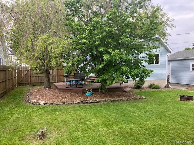 161 Fourth, Harbor Beach, MI 48441 - view of yard