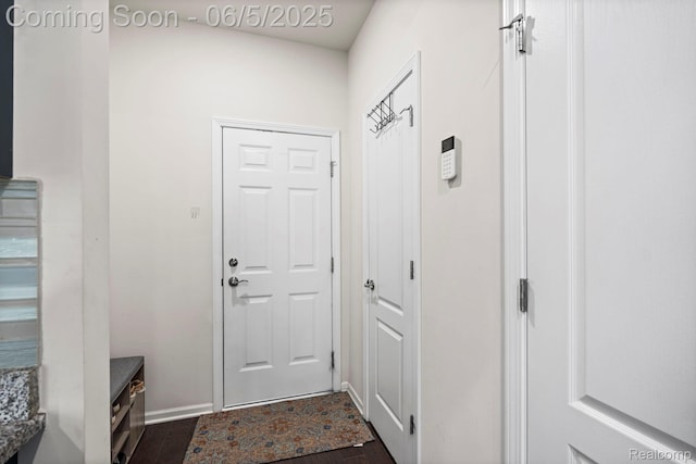 4782 Broomfield Way, Lake Orion, MI 48359 - mudroom with dark wood-type flooring and baseboards