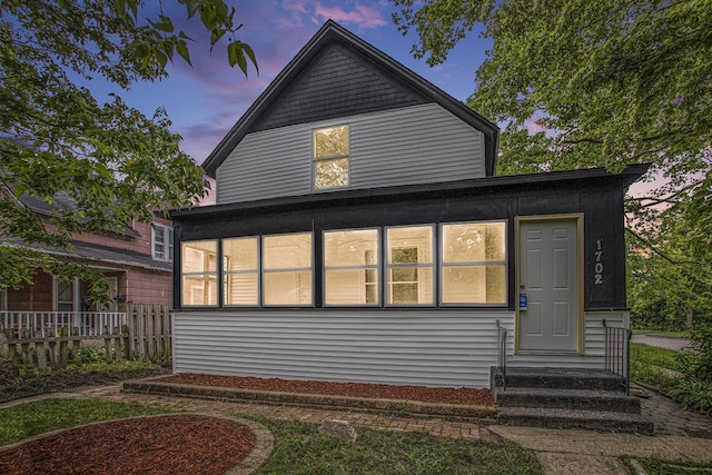 1702 Charles Ave, Kalamazoo, MI 49048 - rear view of house featuring entry steps