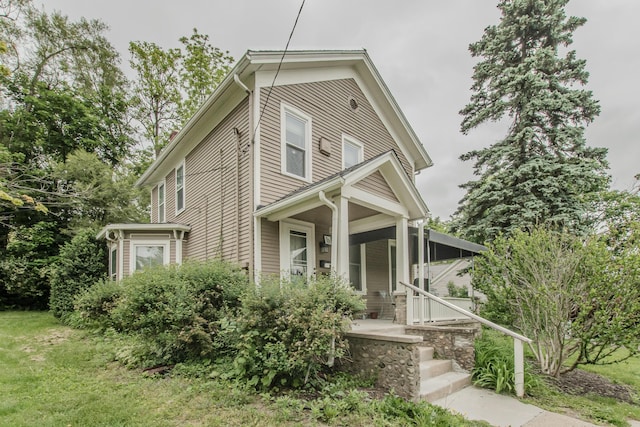 414 W Summit St, Ann Arbor, MI 48103 - view of front of property featuring a porch