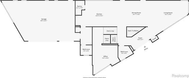 1363 Forest Bay Dr, Waterford, MI 48328 - home floor plan