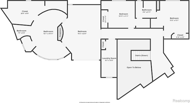 1363 Forest Bay Dr, Waterford, MI 48328 - floor plan / room layout