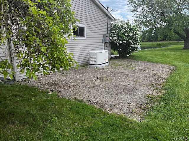 14924 Hough Rd, Allenton, MI 48002 - view of grassy yard with a water view