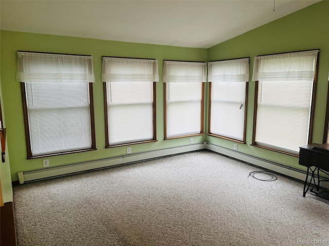 14924 Hough Rd, Allenton, MI 48002 - unfurnished sunroom with vaulted ceiling