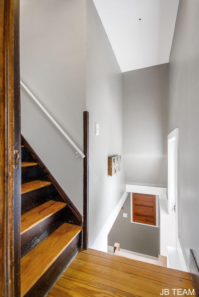 200 W 21st St, Holland, MI 49423 - staircase with wood finished floors