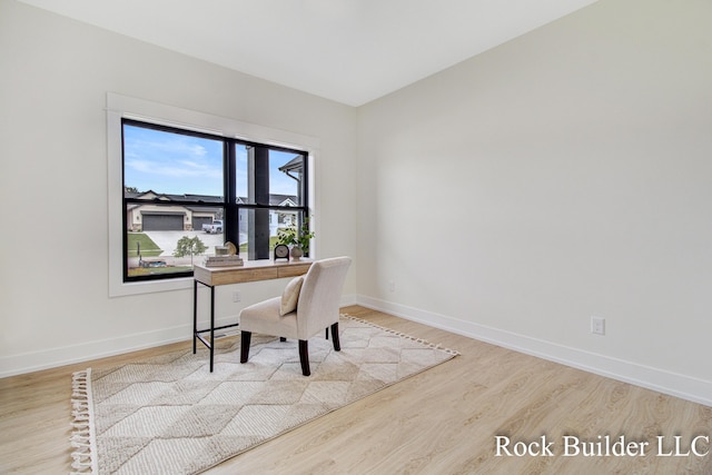 7134 Sugar Maple Dr, Hudsonville, MI 49426 - office featuring light wood-type flooring and baseboards