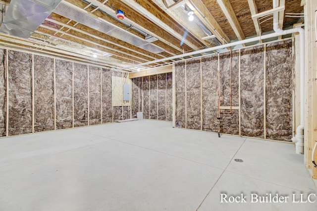 7134 Sugar Maple Dr, Hudsonville, MI 49426 - unfinished below grade area featuring electric panel