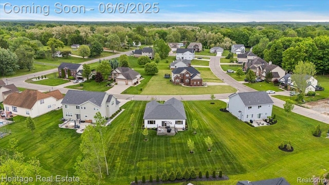 6231 Leighland Dr, Grand Blanc, MI 48439 - aerial perspective of suburban area