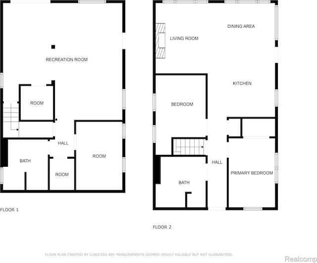533 Bellevue Ave, Lake Orion, MI 48362 - view of floor plan / room layout
