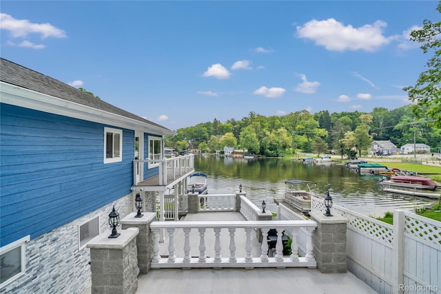 533 Bellevue Ave, Lake Orion, MI 48362 - dock area featuring a water view